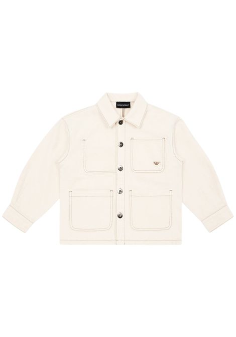 Children's sand cotton jacket EMPORIO ARMANI | EB000250/MASABBIA
