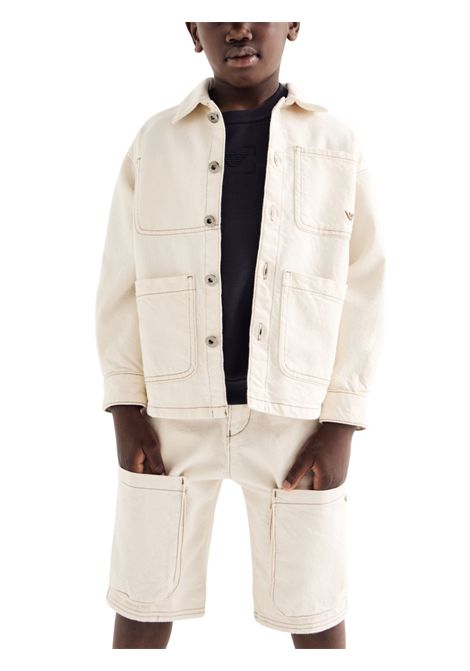 Children's sand cotton jacket EMPORIO ARMANI | EB000250/MASABBIA