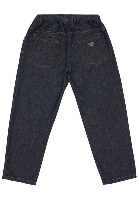 Jeans bambino in cotone denim EMPORIO ARMANI | EB000255/MADENIM