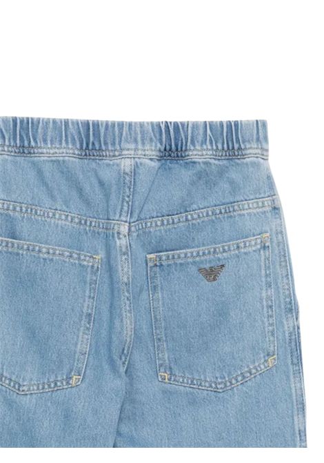Jeans bambino in cotone denim EMPORIO ARMANI | EB000385/MADENIM
