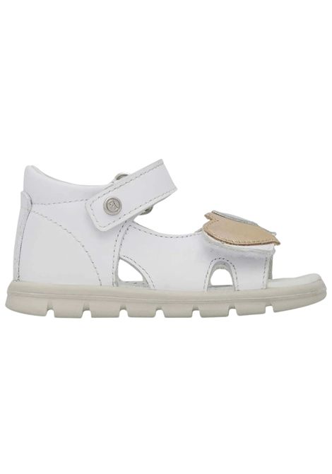 Sandali bambina bianchi in pelle FALCOTTO | 115010/PIABIANCO