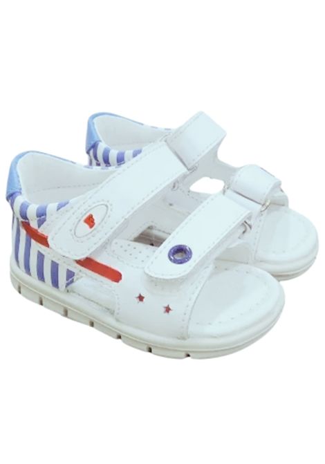 Sandalo bambino bianco in pelle FALCOTTO | 115011/PIABIANCO
