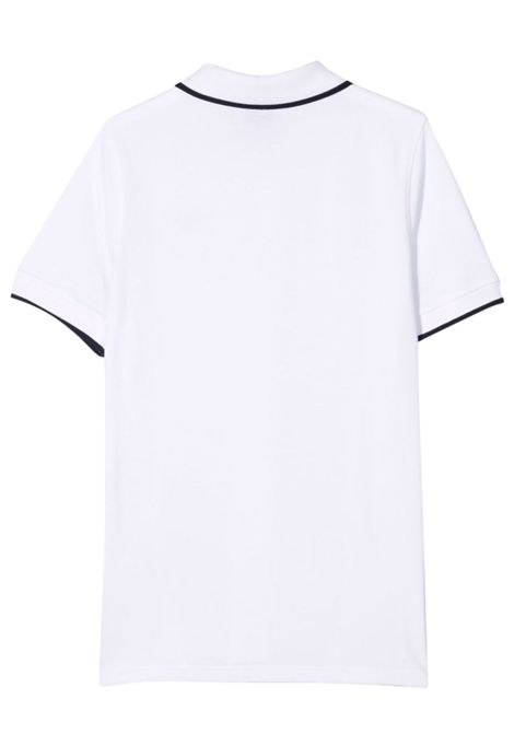 White cotton polo shirt for children FAY | 5Q8231/SUBIANCO