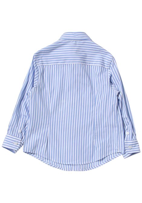 Blue cotton shirt for children FAY | FS5P00/SUAZZURRO