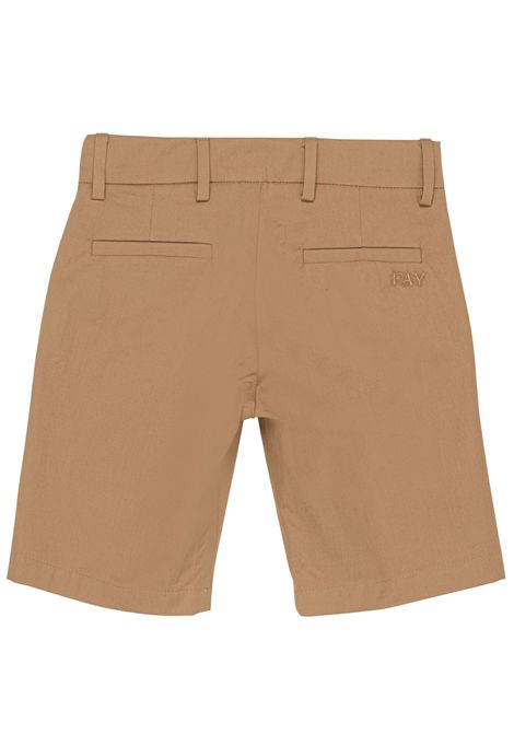 Beige cotton Bermuda shorts for children FAY | FS6P39/SUBEIGE