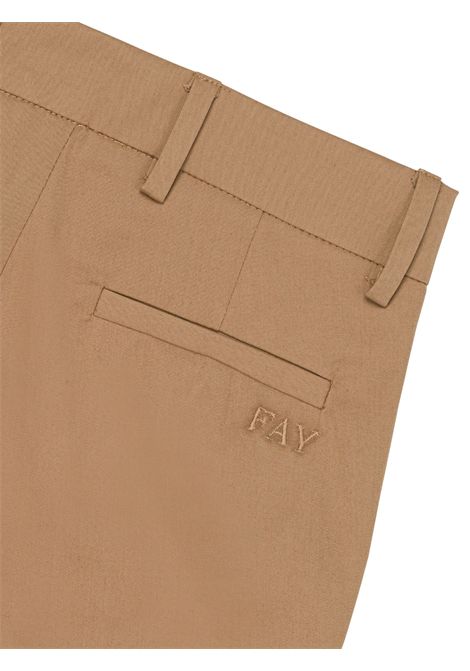 Beige cotton Bermuda shorts for children FAY | FS6P39/SUBEIGE