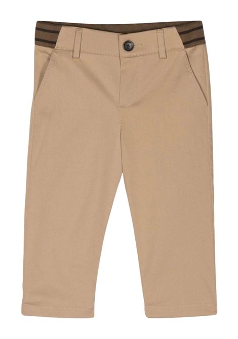 Pantalone neonato beige in cotone FENDI | BMF179/MABEIGE