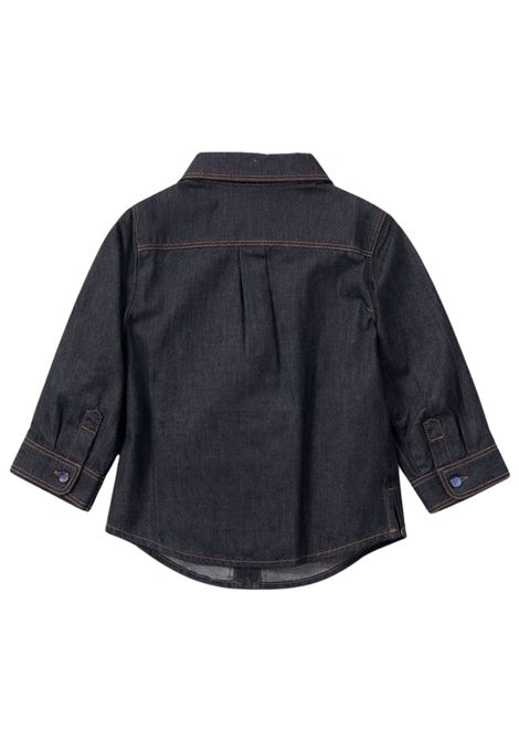 Camicia neonato in cotone denim FENDI | BUC007AEY4/MADENIM