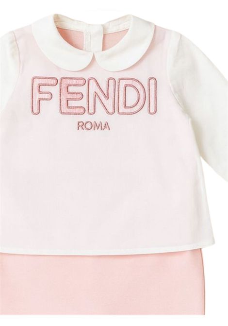 Completo neonata rosa in cotone FENDI | BUK086/MAROSA