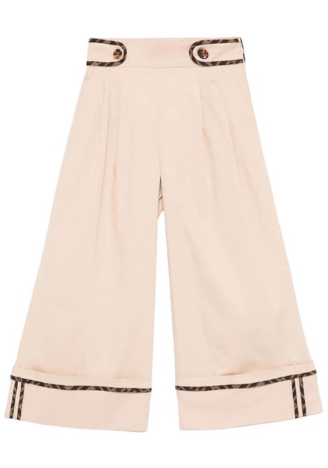 Pantalone bambina beige n cotone FENDI | JFF350/MABEIGE