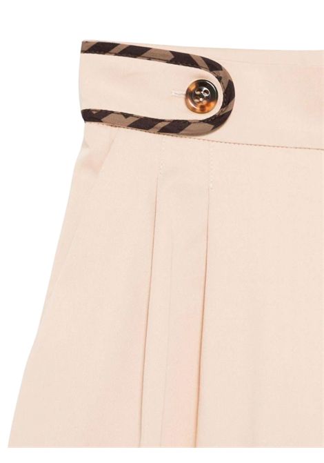Pantalone bambina beige n cotone FENDI | JFF350/MABEIGE