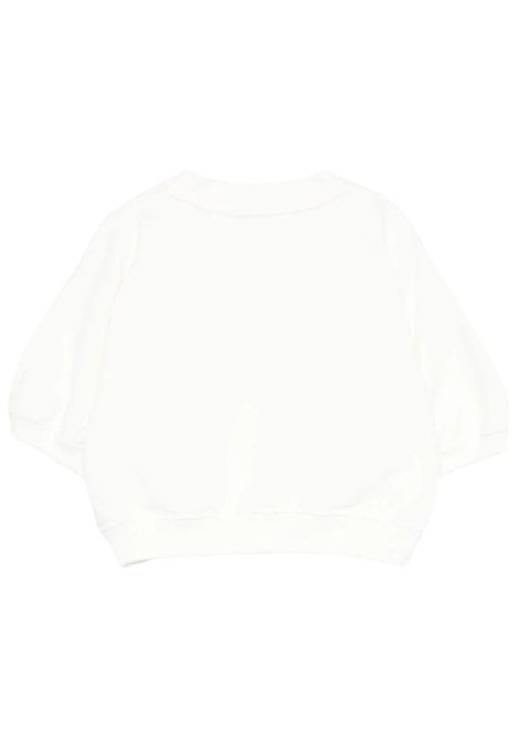 Felpa bambina bianca in cotone FENDI | JFH154/CEBIANCO