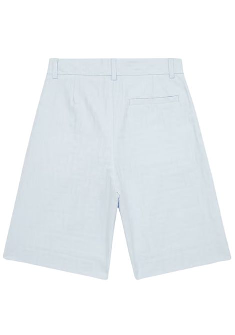 Blue cotton Bermuda shorts for children FENDI | JMF514/MAAZZURRO