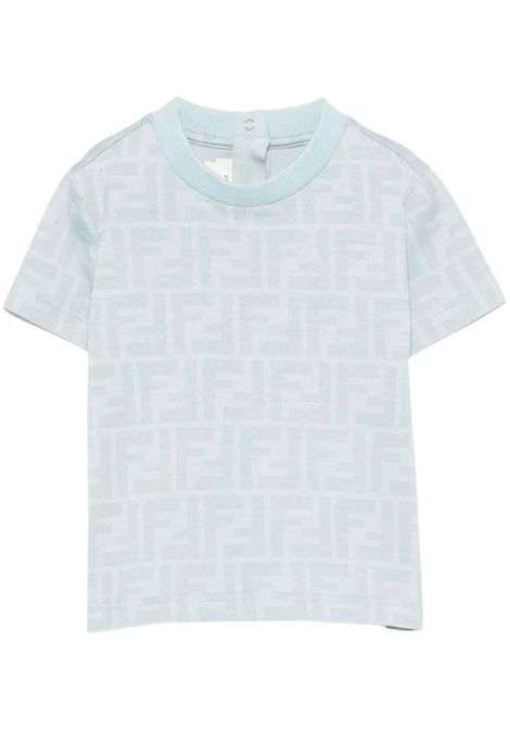 T-shirt bambino cielo in cotone FENDI | JUI181/MACIELO