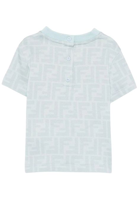T-shirt bambino cielo in cotone FENDI | JUI181/MACIELO