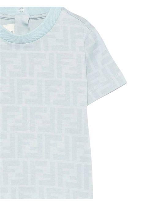 T-shirt bambino cielo in cotone FENDI | JUI181/MACIELO