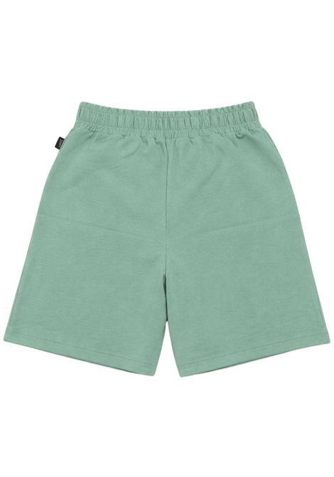 Shorts bambina verde in cotone GCDS | 548FVERDE