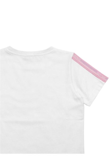 T-shirt bambina bianca in cotone GCDS | 558JBIANCO