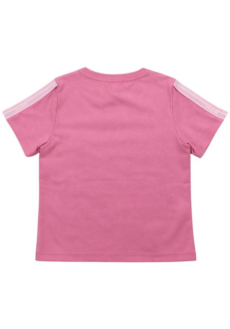 T-shirt bambina rosa in cotone GCDS | 558JROSA
