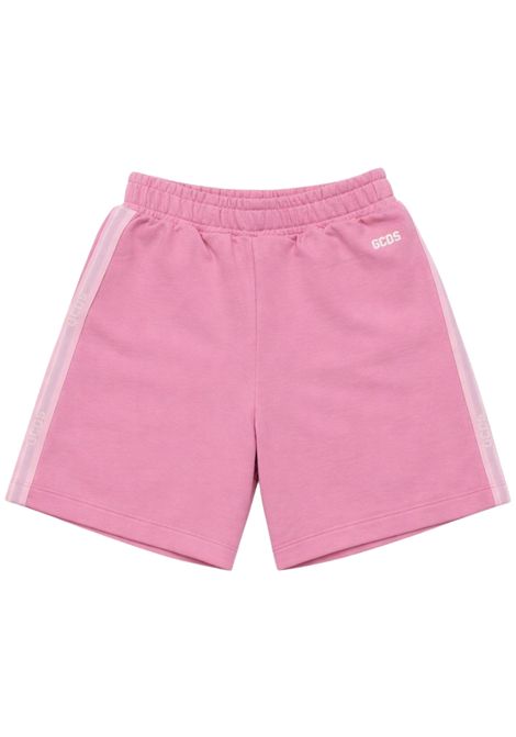 Shorts bambina rosa in cotone GCDS | 562FROSA