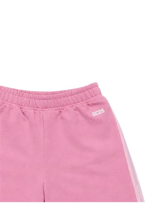 Shorts bambina rosa in cotone GCDS | 562FROSA