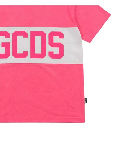 T-shirt unisex fucsia in cotone GCDS | 585JFUCSIA