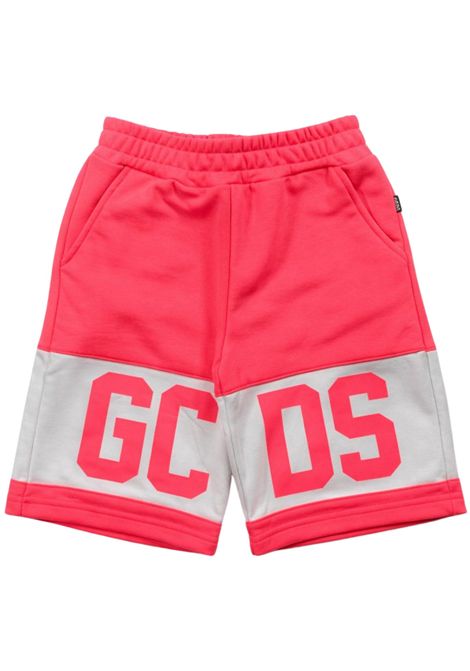 Shorts unisex fucsia in cotone GCDS | 589FFUCSIA
