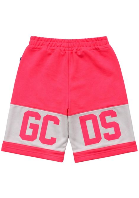 Shorts unisex fucsia in cotone GCDS | 589FFUCSIA