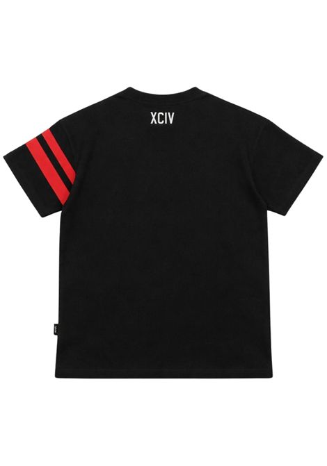 T-shirt unisex nera in cotone GCDS | 592JNERO