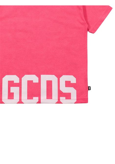 T-shirt unisex fucsia fluo in cotone GCDS | QC587JFUCSIA