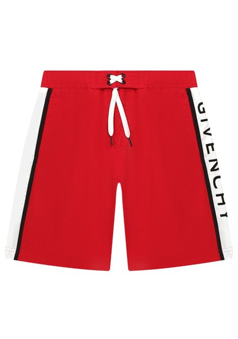 Costume da bagno bambino rosso GIVENCHY | H24045/FIROSSO