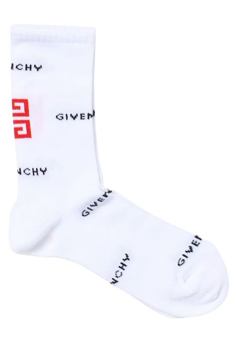 Unisex white cotton socks GIVENCHY | H30112/DELBIANCO
