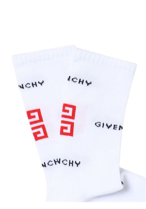 Unisex white cotton socks GIVENCHY | H30112/DELBIANCO
