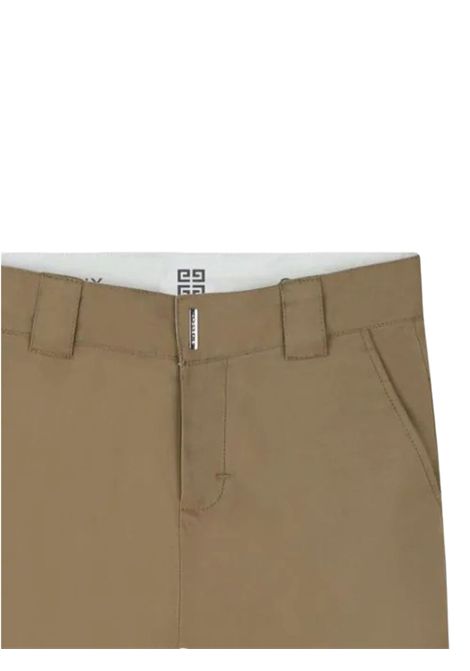 Pantalone bambino beige in cotone GIVENCHY | H30307/DELBEIGE