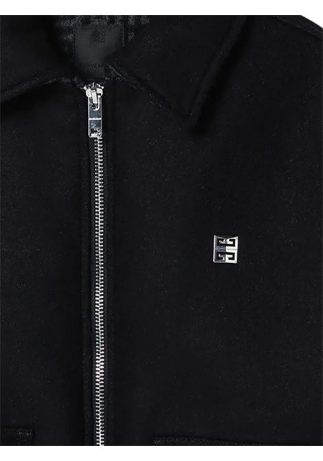 Black wool jacket for children GIVENCHY | H30583/MANERO
