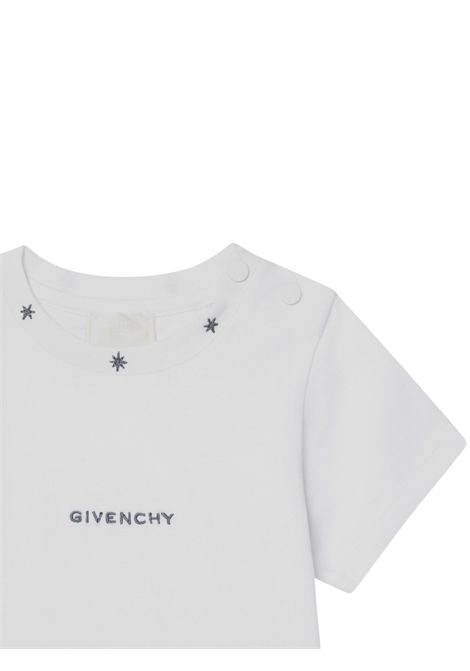 White cotton baby T-shirt GIVENCHY | H30642/MABIANCO