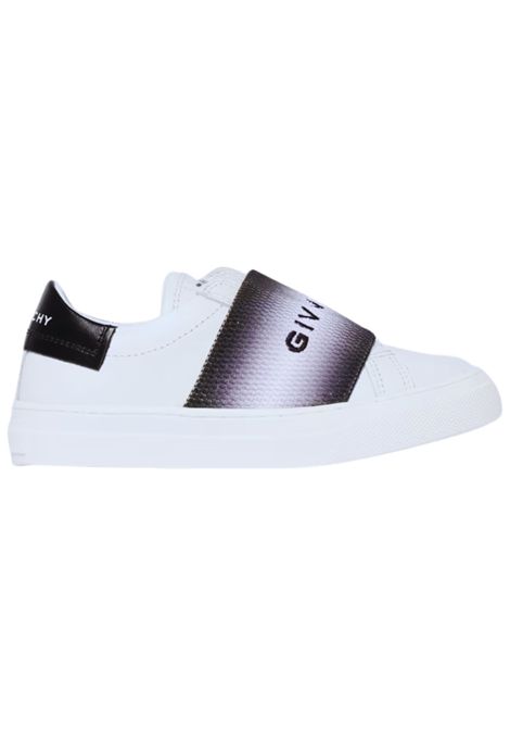 Scarpe unisex bianco/nero in pelle GIVENCHY | H30673/PIABIANCO/NERO