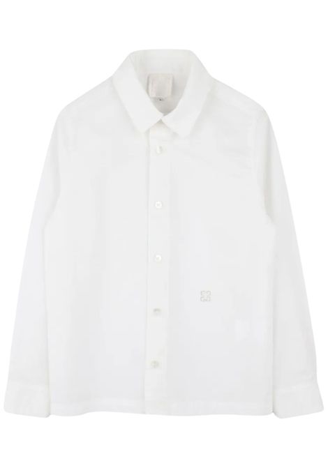 White cotton children's shirt GIVENCHY | H30683/MABIANCO