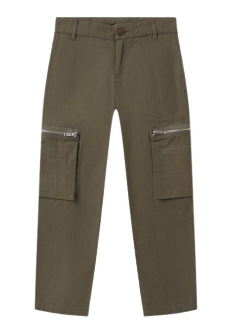 Green unisex cotton trousers GIVENCHY | H30713/DELVERDE