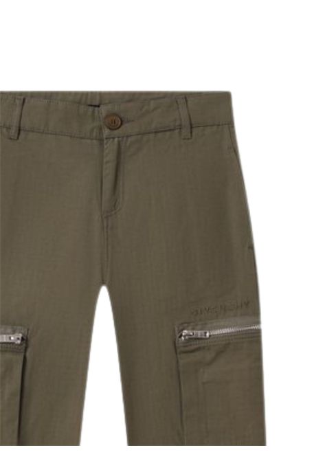 Green unisex cotton trousers GIVENCHY | H30713/DELVERDE