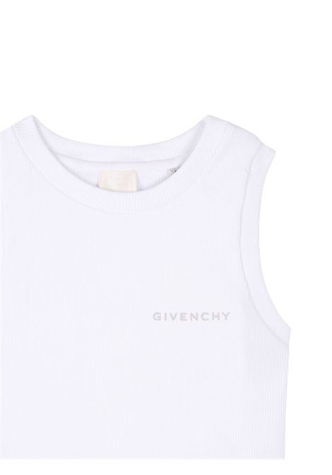 Unisex white cotton tank top GIVENCHY | H30724/MABIANCO