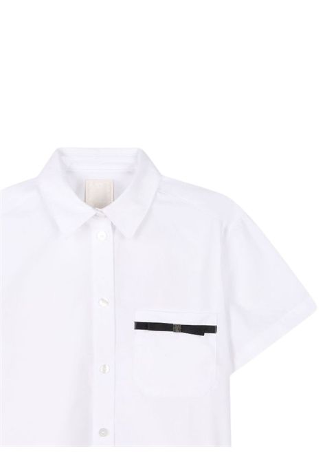 White cotton shirt for girls GIVENCHY | H30756/MABIANCO