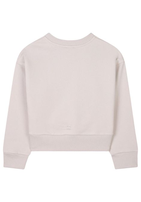 Beige cotton sweatshirt for girls GIVENCHY | H30773/MABEIGE