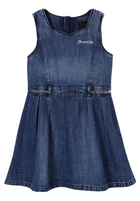 Girls' denim cotton dress GIVENCHY | H30787/CEDENIM