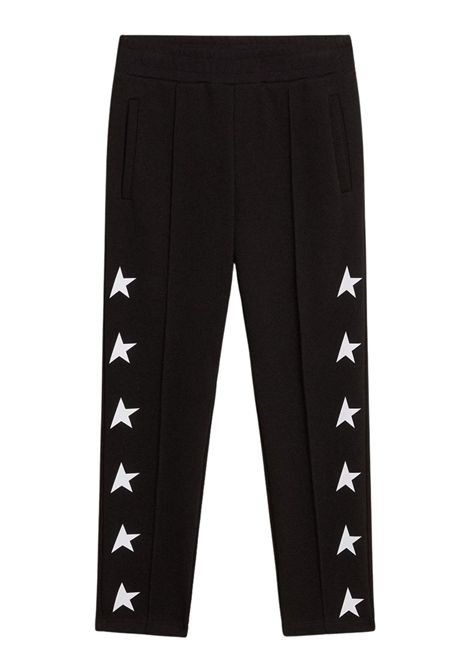 Black cotton trousers for children Golden Goose | GKP01266/CENERO