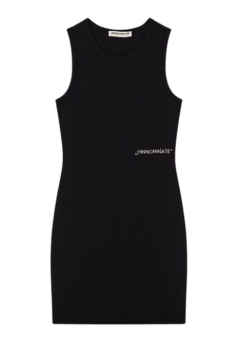 Abito bambina nero in cotone HINNOMINATE | 00176/DEBNERO