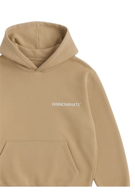 Felpa bambina sabbia in cotone HINNOMINATE | 3645F00167/MOSABBIA