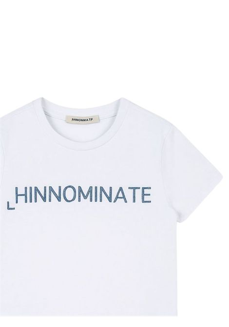 T-shirt bambina bianca in cotone HINNOMINATE | M00283/DEBBIANCO