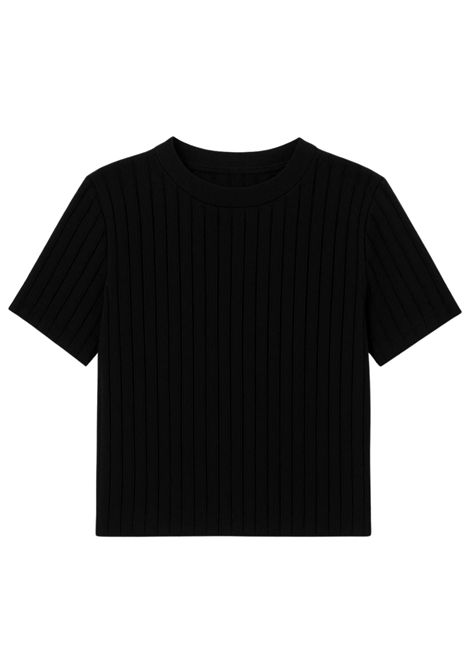 T-shirt bambina nera in cotone HINNOMINATE | MY00196/DEBNERO