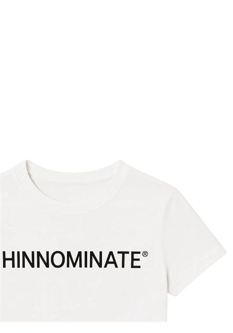 T-shirt bambina bianca in cotone HINNOMINATE | MY00206/DEBBIANCO